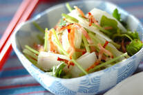 ウドとベーコンのサラダ