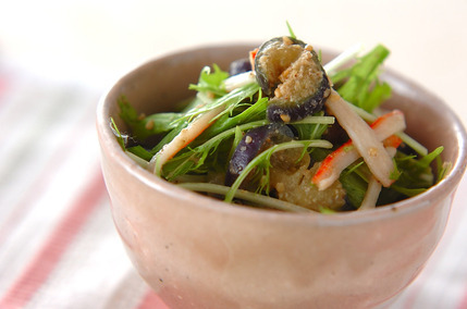 ナスのゴマ和え