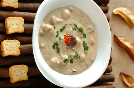 キノコのポタージュ
