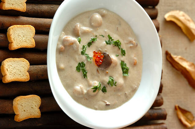 キノコのポタージュ