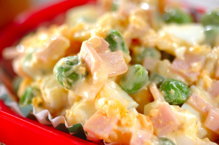 卵とグリンピースのサラダ