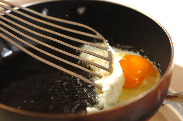 揚げ焼き卵のあんかけの作り方の手順3