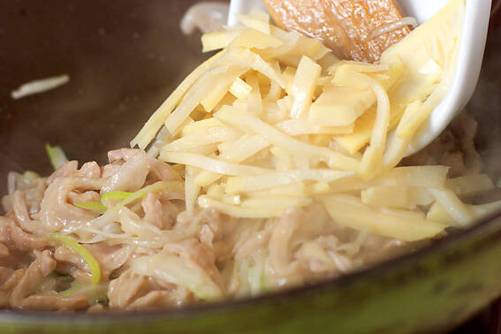 ザーサイ椒肉絲の作り方の手順7