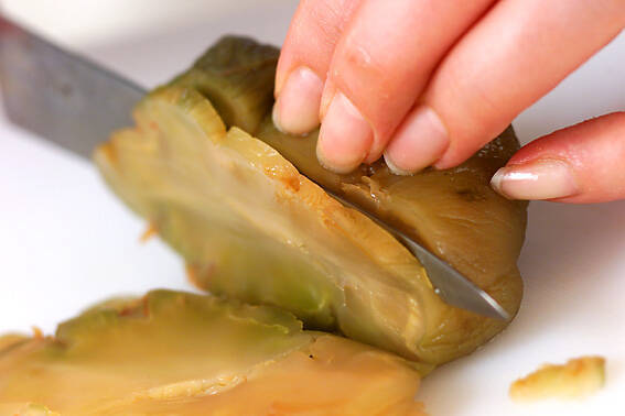 ザーサイ椒肉絲の作り方の手順1