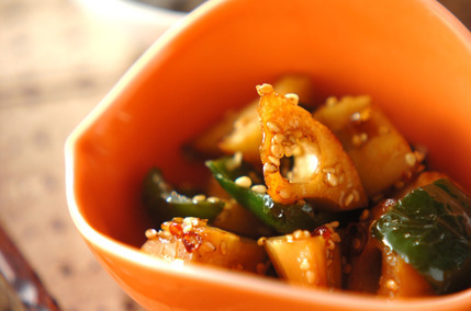 しっかりレンコンのきんぴら