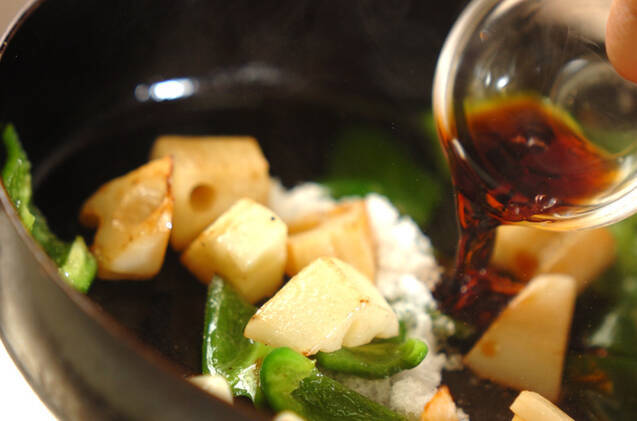 しっかりレンコンのきんぴらの作り方の手順4