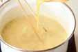 コーンのふわふわスープの作り方1