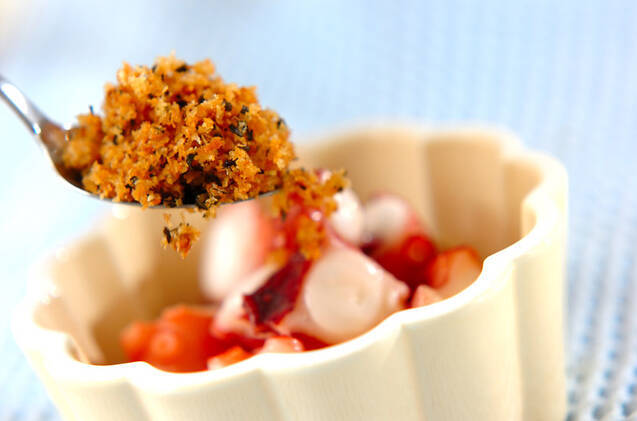 タコのハーブパン粉がけの作り方の手順4