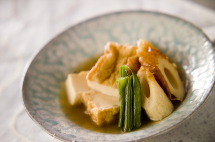 ちくわと厚揚げの煮物