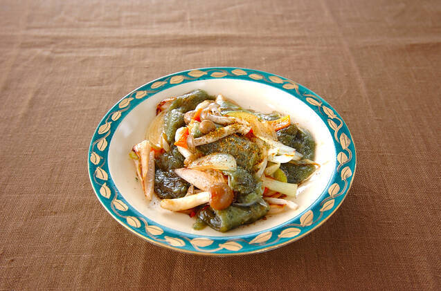 よもぎ餅のバター焼き