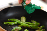 シシトウの山椒風味炒めの作り方2