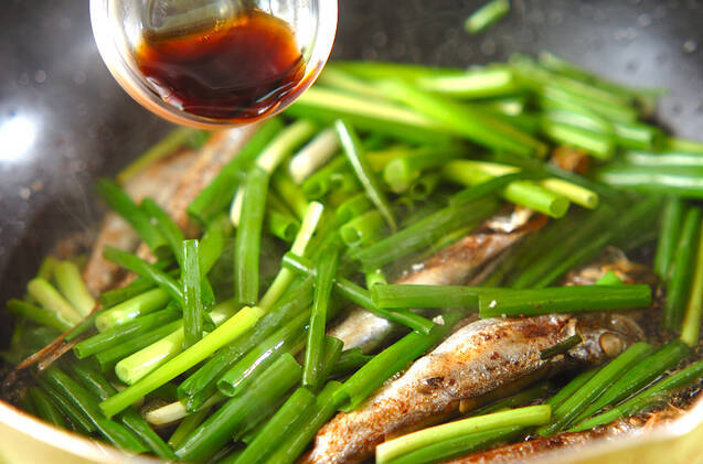 シシャモのバター焼の作り方の手順3