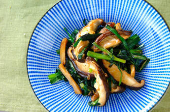 シイタケの中華炒め