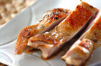 鶏もも肉のフライパンハーブ焼き