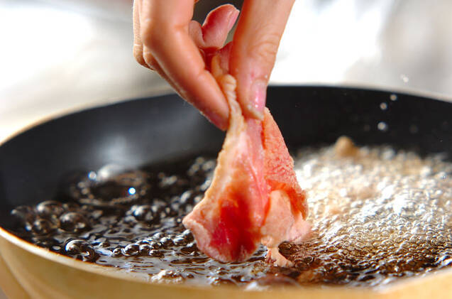 カリカリ豚肉のサラダ仕立ての作り方の手順7