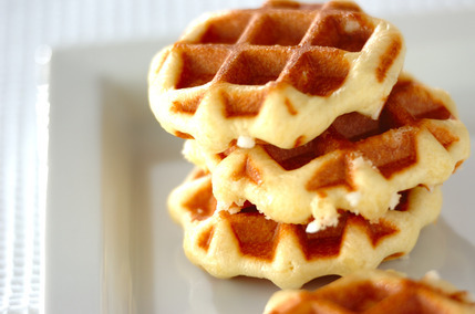 カリっとシュガーのベルギーワッフル（リエージュタイプ）