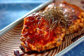 キノコ入りつくね