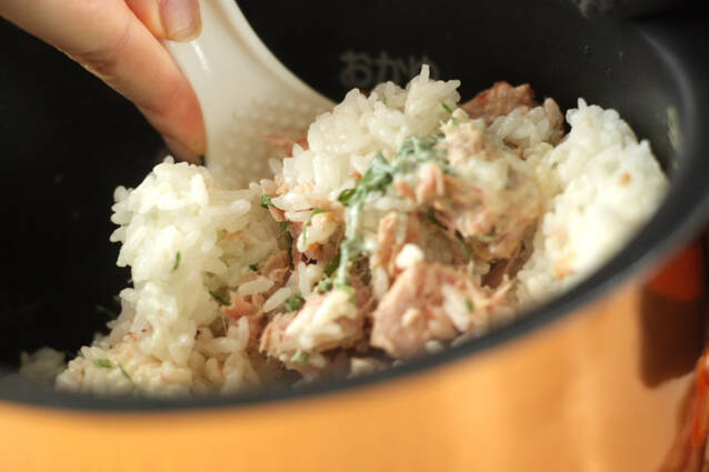 梅ツナご飯の作り方の手順4