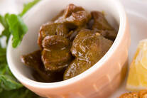 鶏もつのカレー煮