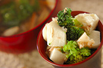 ゆで長芋のツナマヨ和え