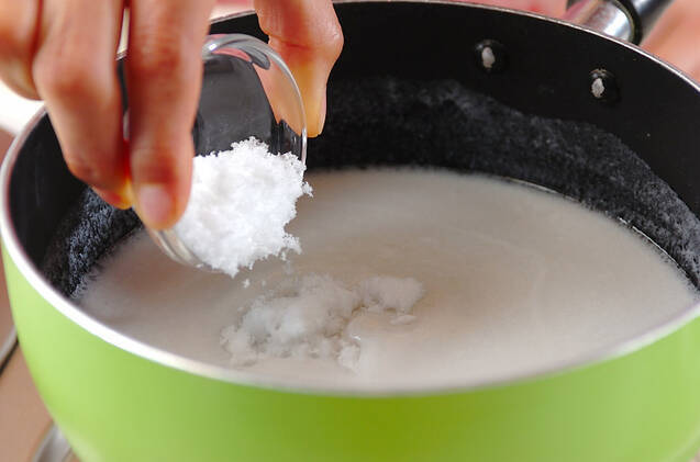 ココナッツマンゴーの作り方の手順2