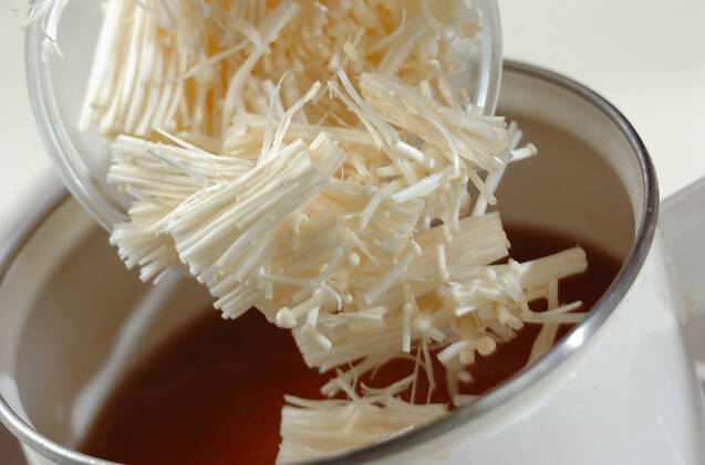 豆腐とミツバのお吸い物の作り方の手順4