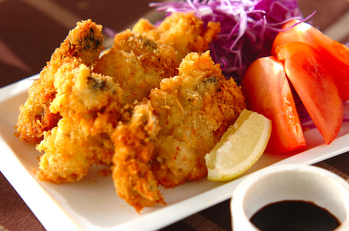 サクサクカキのチーズフライ