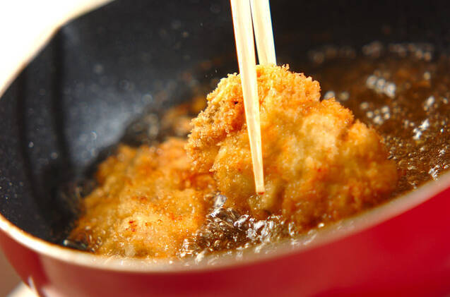 サクサクカキのチーズフライの作り方の手順8