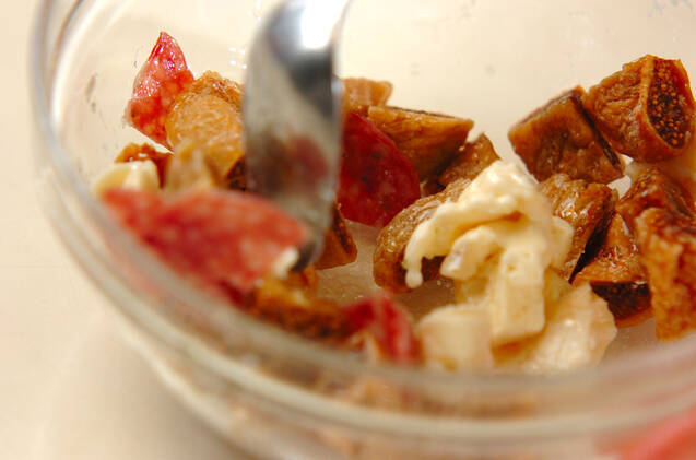 イチジクのおしゃれ和えの作り方の手順2