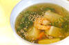 エビと豆腐のスープの作り方の手順