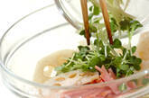 シャキシャキレンコンサラダの作り方6