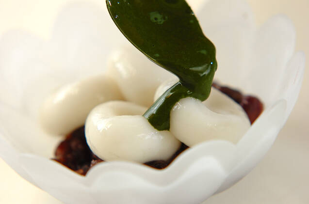 抹茶ソースがけ白玉団子の作り方の手順4