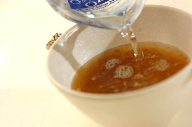 麻婆風スープの作り方の手順1