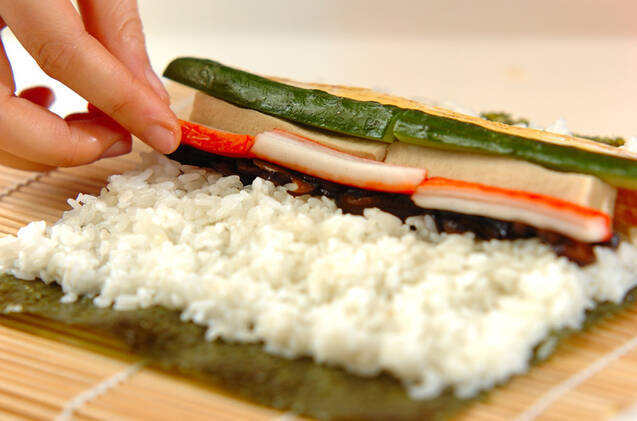 巻き寿司(恵方巻き)の作り方の手順8