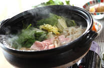 具だくさんの常夜鍋