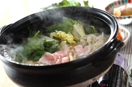具だくさんの常夜鍋