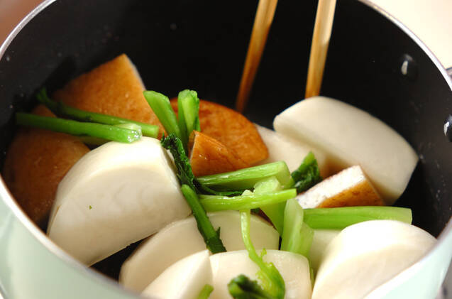 カブの煮物の作り方の手順3