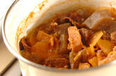 簡単モツ煮込み じっくり煮込むの作り方5