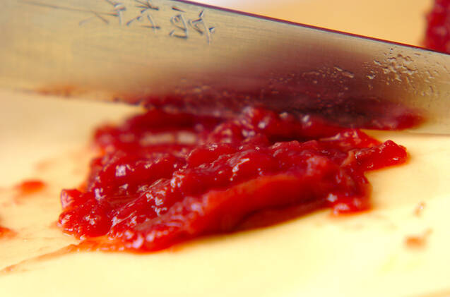 スナップエンドウと切干大根の梅風味和えの作り方の手順2