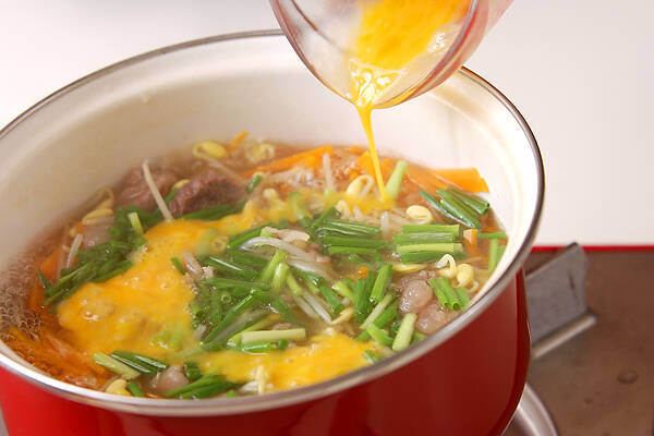 たっぷり豆モヤシのスープ煮の作り方の手順10