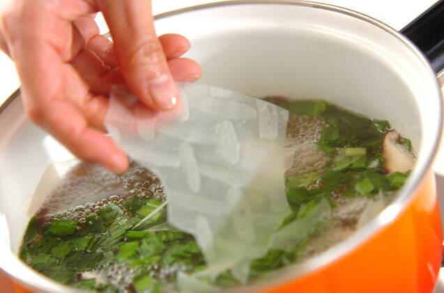 ワンタン風中華スープの作り方の手順4