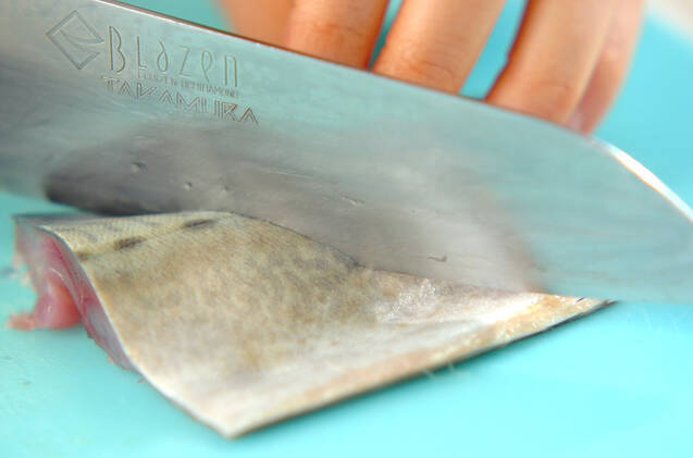 サバのローズマリーガーリックソテーの作り方の手順1