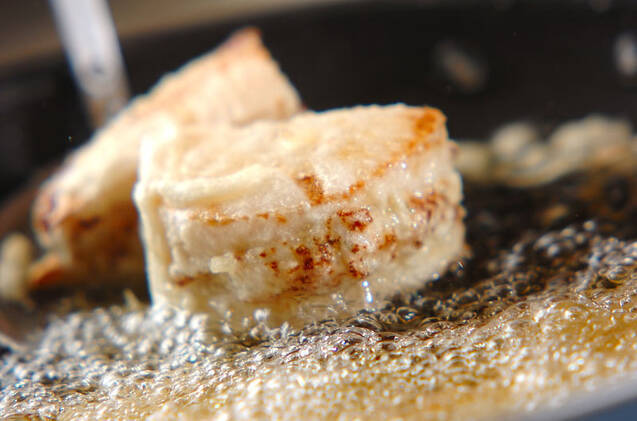 タケノコのエビはさみ揚げの作り方の手順7