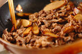 ゴボウと牛肉の甘辛炒めの作り方4