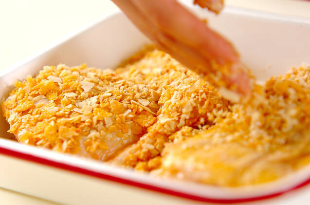 鶏肉のフレーク焼きの作り方の手順7