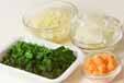 ほうれん草のスープの下準備2