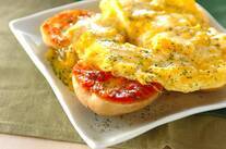 ジャガイモとろとろ卵がけ