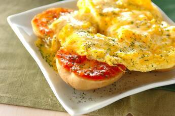 ジャガイモとろとろ卵がけ