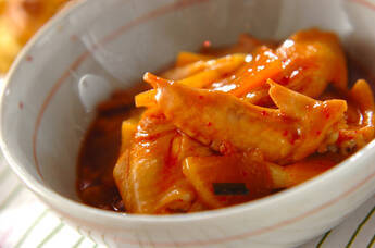 大根と手羽のキムチ煮