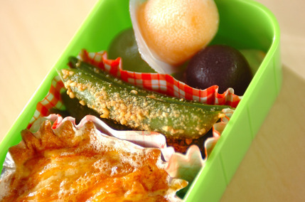 スナップエンドウのお浸し